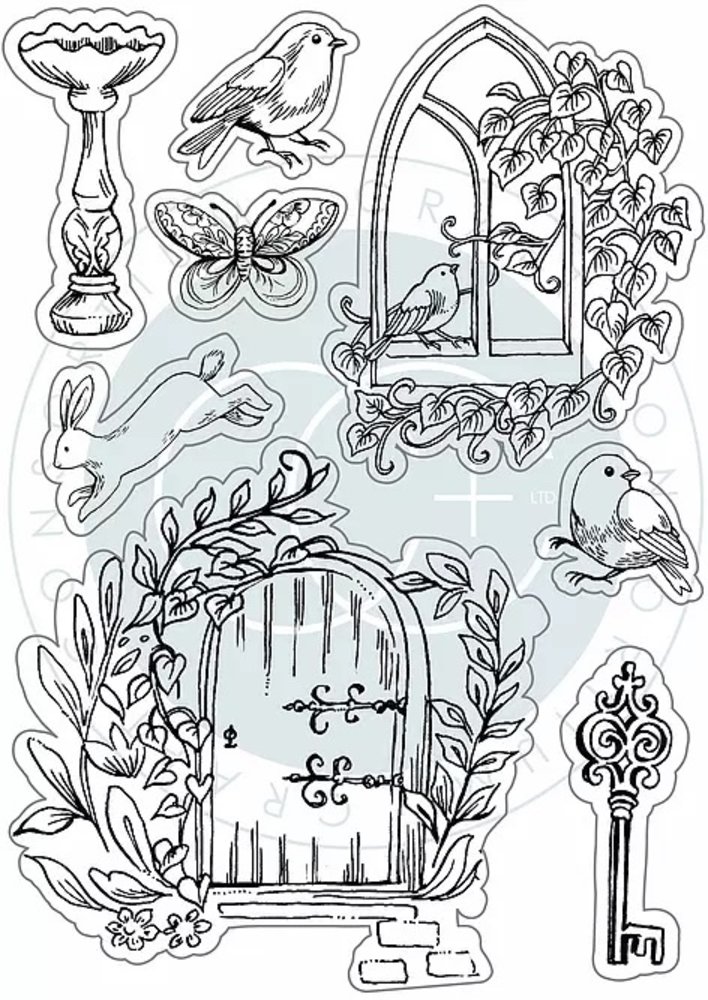 Craft Consortium Secret Garden Clear Stamps (CCSTMP060) (DISCONTINUED) Craft Consortium Secret Garden Clear Stamps (CCSTMP060) (DISCONTINUED)