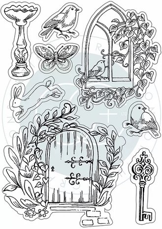Craft Consortium Secret Garden Clear Stamps (CCSTMP060) (DISCONTINUED) Craft Consortium Secret Garden Clear Stamps (CCSTMP060) (DISCONTINUED)