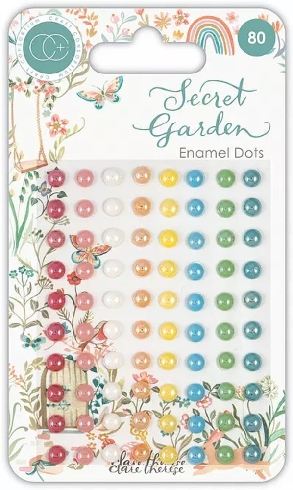 Craft Consortium Secret Garden Enamel Dots (CCADOT013) (DISCONTINUED) Craft Consortium Secret Garden Enamel Dots (CCADOT013) (DISCONTINUED)