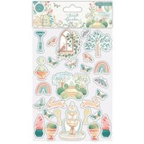Craft Consortium Secret Garden Puffy Stickers (CCSTKR001) (DISCONTINUED)