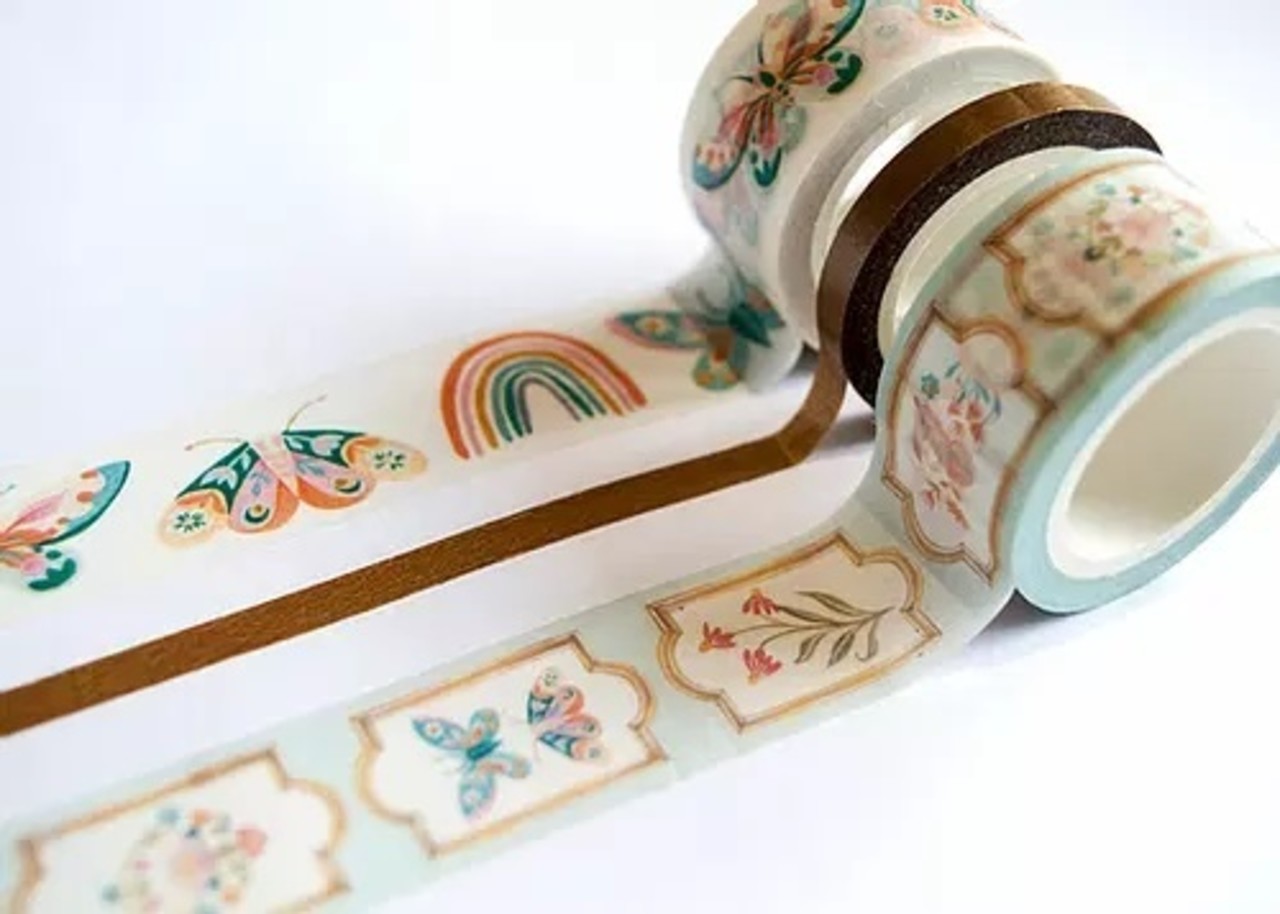 Craft Consortium Secret Garden Washi Tape (CCWTPE010)
