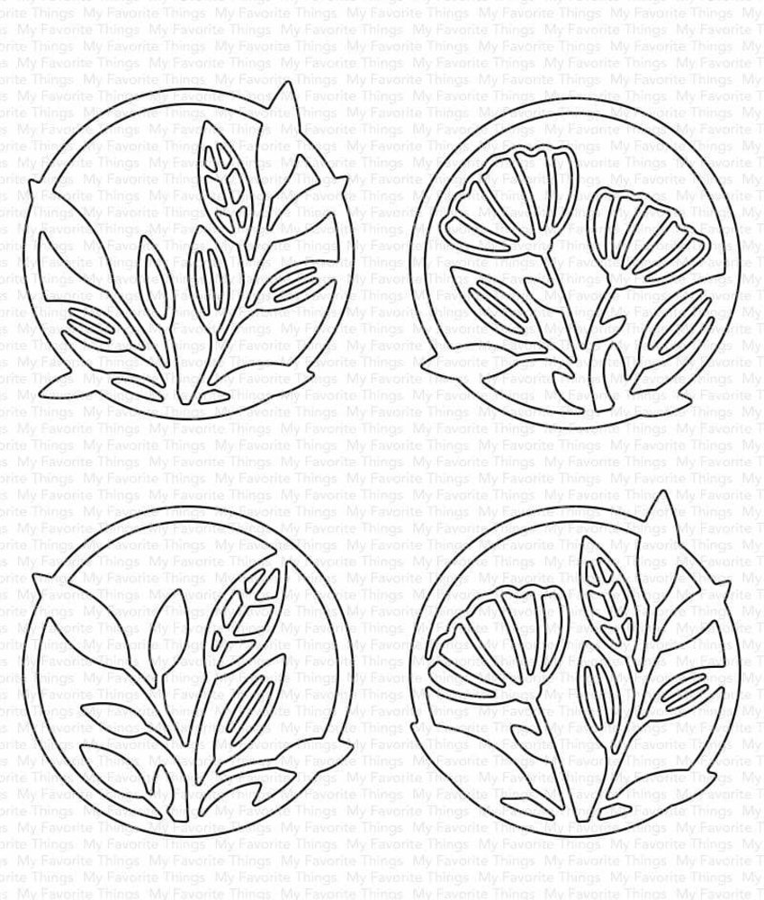My Favorite Things In-Focus Floral Frames Die-namics (MFT-2009) (OUTLET)