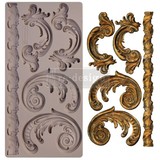 Re-Design with Prima Lilian Scrolls 5x10 Inch Mould (654603)