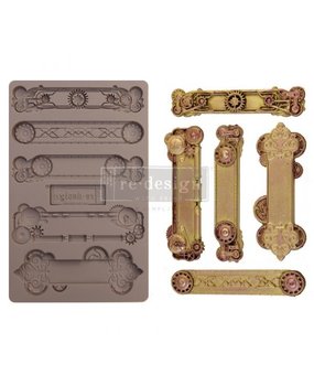 Re-Design with Prima Steampunk Plates 5x8 Inch Mould (652166) (DISCONTINUED)
