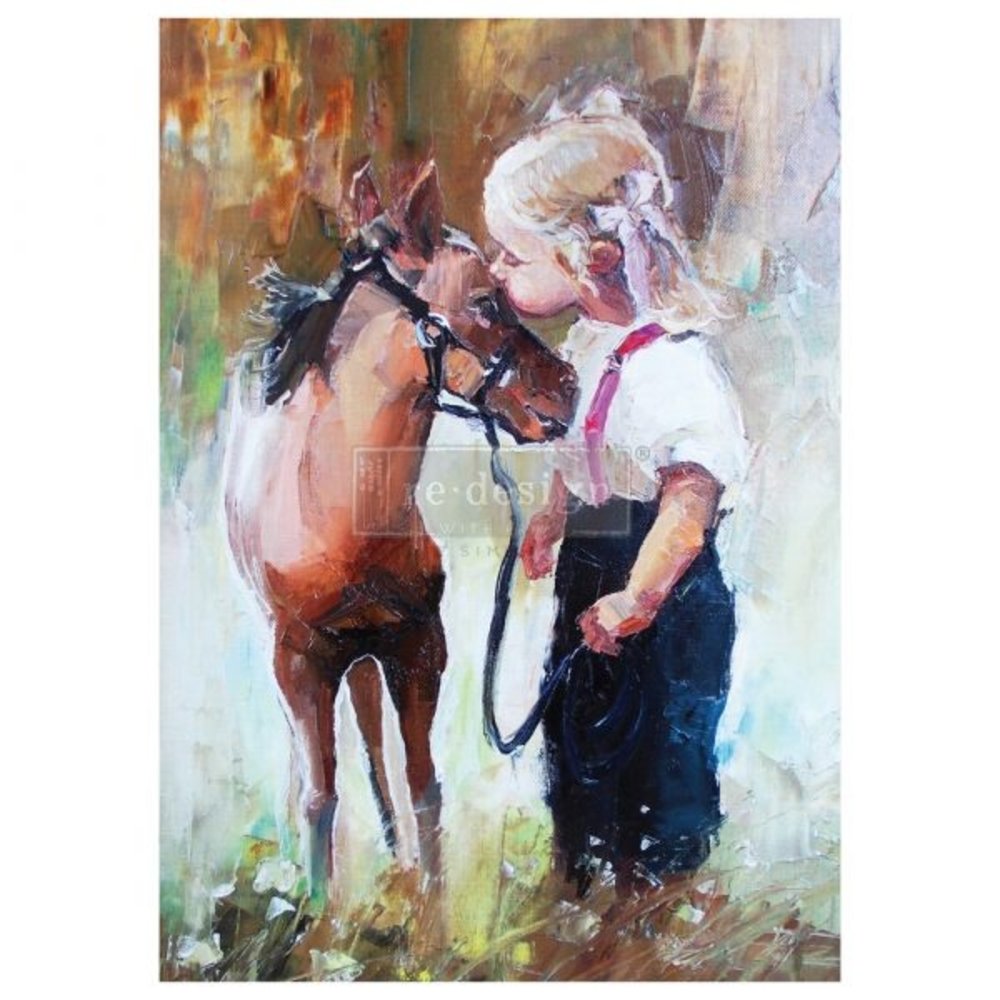 Re-Design with Prima Gentle Friends A1 Decor Rice Paper (653880) (DISCONTINUED)