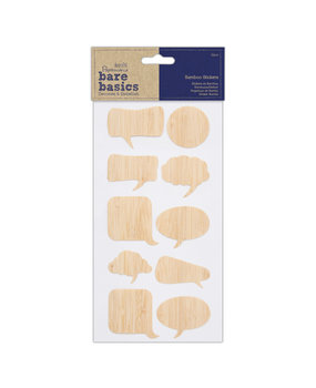 Papermania Bare Basics Bamboo Stickers (10pcs) (PMA 174793) (DISCONTINUED)