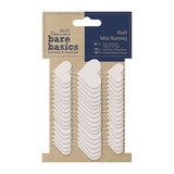 Papermania Bare Basics Kraft Mini Bunting White Hearts (PMA 157604) (DISCONTINUED)