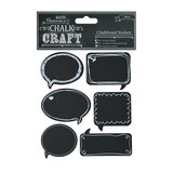 Papermania Chalkboard Stickers Speech Bubbles (24pcs) (PMA 355406) (DISCONTINUED)