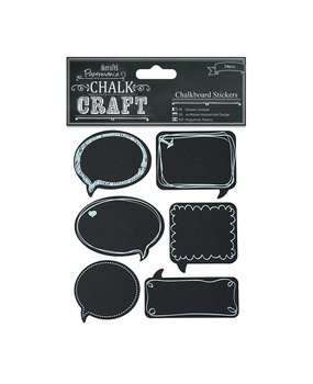 Papermania Chalkboard Stickers Speech Bubbles (24pcs) (PMA 355406) (DISCONTINUED)