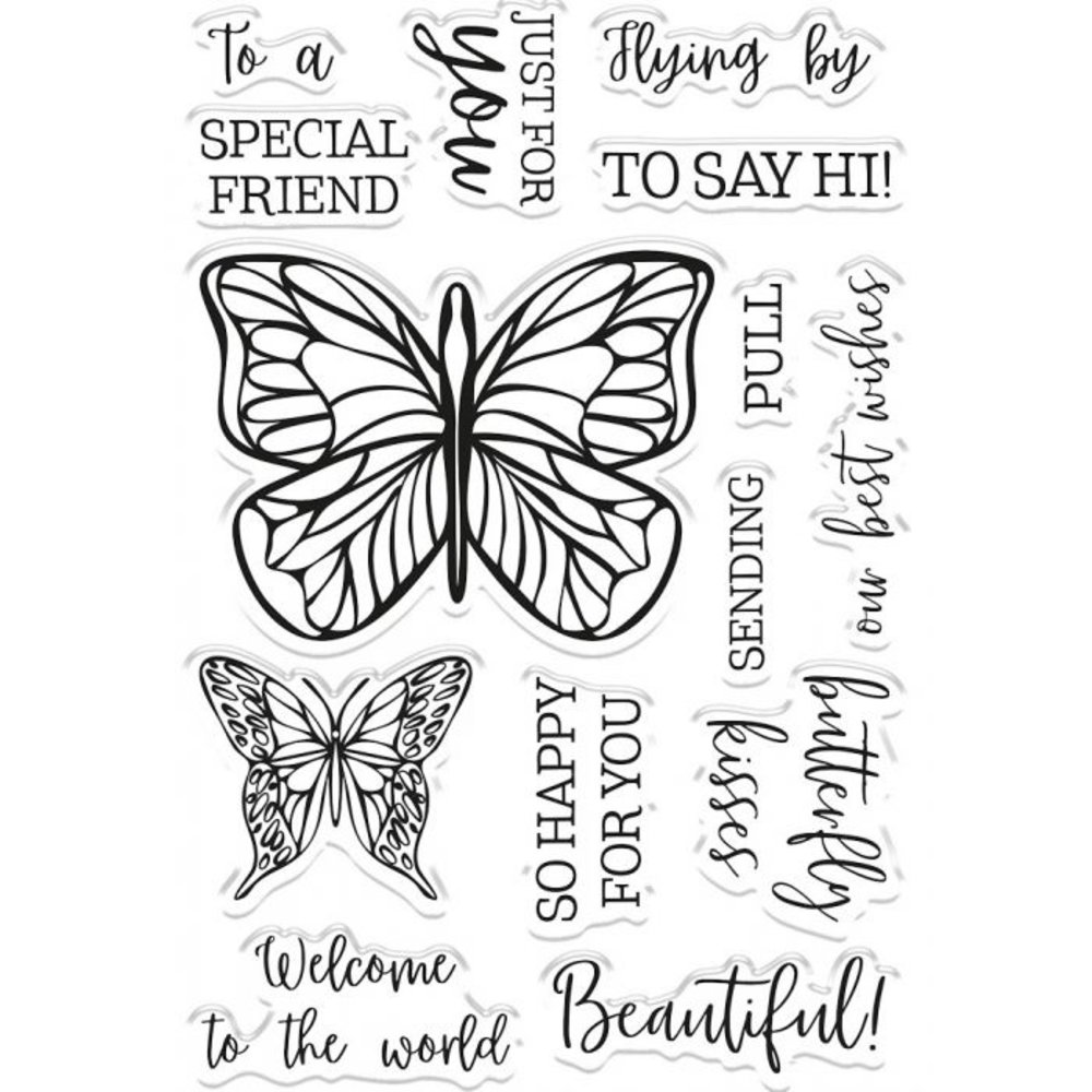 Gemini Butterfly Kisses Stamp & Die (GEM-STD-SWF-BKI) (DISCONTINUED)
