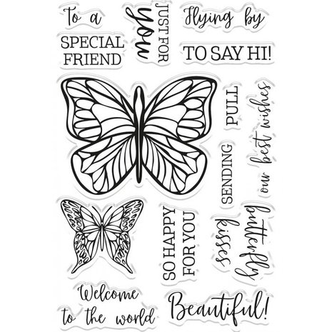 Gemini Butterfly Kisses Stamp & Die (GEM-STD-SWF-BKI) (DISCONTINUED)