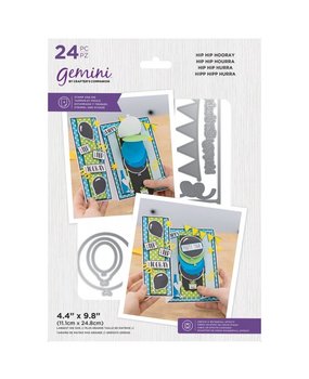 Gemini Hip Hip Hooray Stamp & Die (GEM-STD-SWF-HIP) (DISCONTINUED) Gemini Hip Hip Hooray Stamp & Die (GEM-STD-SWF-HIP) (DISCONTINUED)