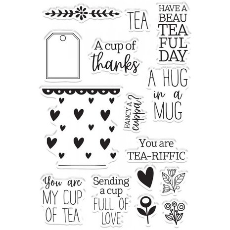 Gemini Tea Party Stamp & Die (GEM-STD-SWF-TPA) (DISCONTINUED)