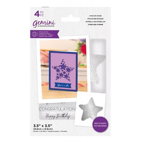 Gemini Star of Stars Stamp & Die (GEM-STD-SOFS) (OUTLET)