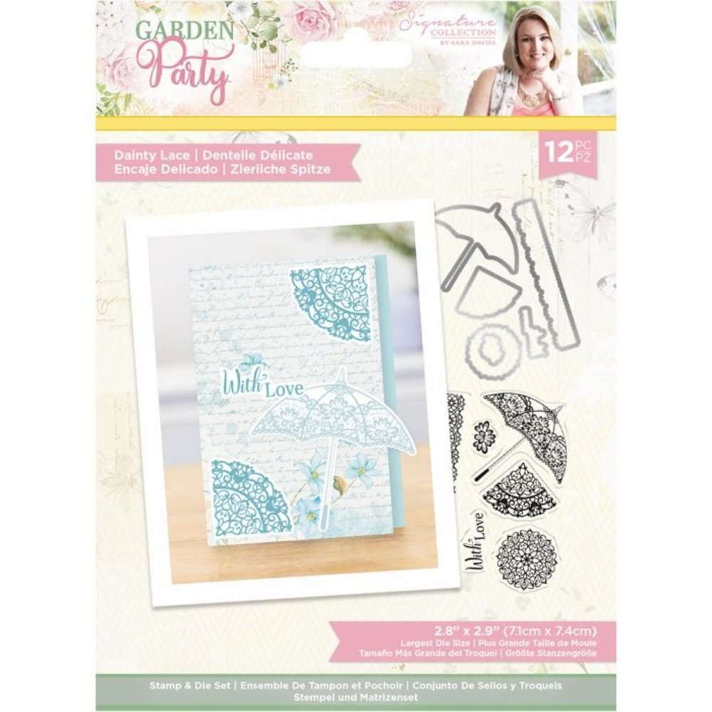 Crafter's Companion Garden Party Stamp & Die Dainty Lace (S-GP-STD-DAINL) (OUTLET) Crafter's Companion Garden Party Stamp & Die Dainty Lace (S-GP-STD-DAINL) (OUTLET)
