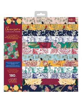Crafter's Companion Chinoiserie Collection 12x12 Inch Paper Pad (NG-CHI-PAD12) (OUTLET)