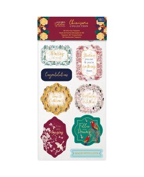 Crafter's Companion Chinoiserie Collection 3D Die-Cut Toppers (NG-CHI-3D-DTOP) (OUTLET)