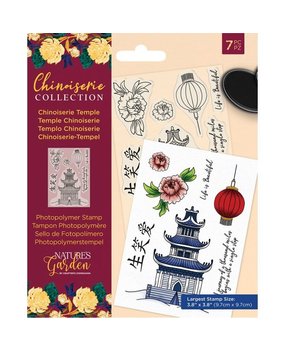 Crafter's Companion Chinoiserie Collection Clear Stamps Chinoiserie Temple (NG-CHI-STP-CTEM) (OUTLET)