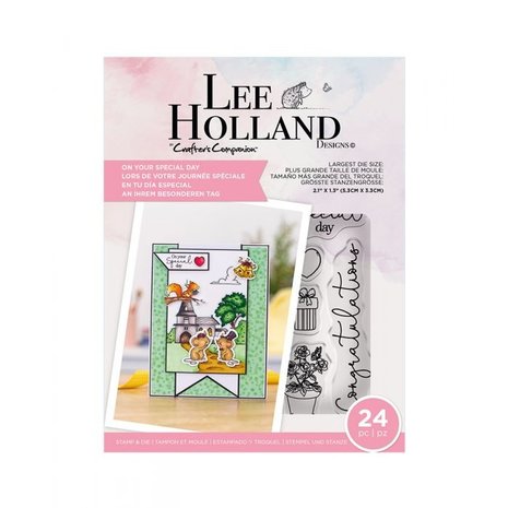 Crafter's Companion Lee Holland Stamp & Die On Your Special Day (LH-STD-ONYSD) (OUTLET) Crafter's Companion Lee Holland Stamp & Die On Your Special Day (LH-STD-ONYSD) (OUTLET)