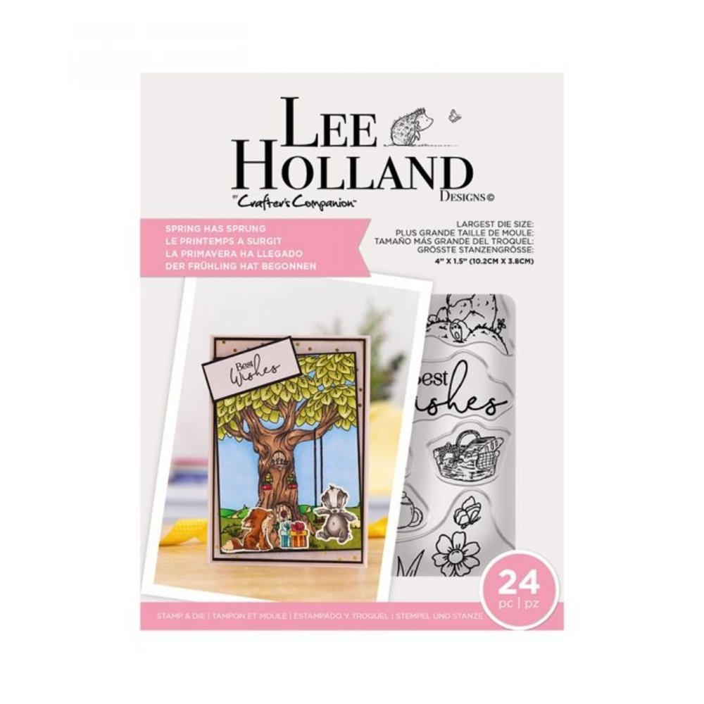 Crafter's Companion Lee Holland Stamp & Die Spring has Sprung (LH-STD-SPRSP) (OUTLET)