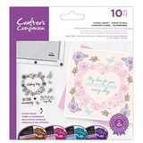 Crafter's Companion Floral Heart Clear Stamps (CC-STP-FHEA) (OUTLET)