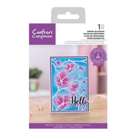 Crafter's Companion Spring Blossom Clear Stamps (CC-STP-SPBL) (OUTLET)