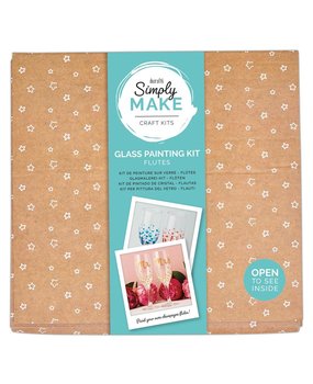 Simply Make Glass Painting Kit Flutes (DSM 105104) (OUTLET)