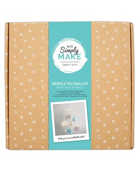 Simply Make Needle Felting Kit Weather Mobile (Blue) (DSM 106039) (OUTLET)