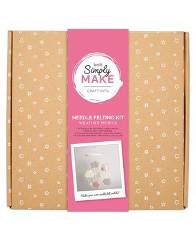 Simply Make Needle Felting Kit Weather Mobile (Pink) (DSM 106040) (OUTLET)