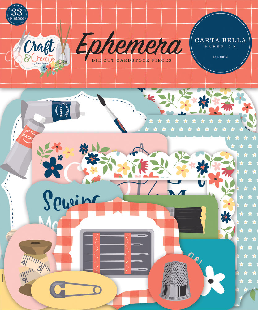 Carta Bella Craft & Create Ephemera (CBCR137024) (DISCONTINUED)