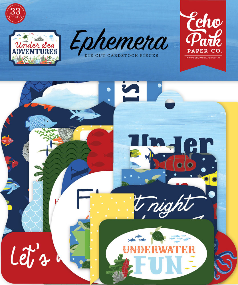 Echo Park Under Sea Adventures Ephemera (USA245024) (DISCONTINUED) Echo Park Under Sea Adventures Ephemera (USA245024) (DISCONTINUED)
