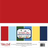 Echo Park Under Sea Adventures 12x12 Inch Coordinating Solids Paper Pack (USA245015) (DISCONTINUED)