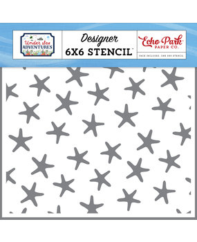 Echo Park Swimming Starfish Stencil (USA245034) (OUTLET)