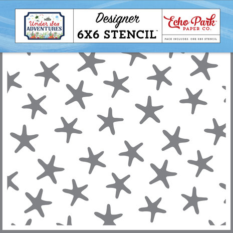 Echo Park Swimming Starfish Stencil (USA245034) (DISCONTINUED) Echo Park Swimming Starfish Stencil (USA245034) (DISCONTINUED)