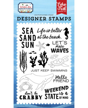 Echo Park Make Waves Clear Stamps (USA245040) (DISCONTINUED) Echo Park Make Waves Clear Stamps (USA245040) (DISCONTINUED)