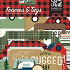 Echo Park Let's Go Camping Frames & Tags (LGC246025) (OUTLET)