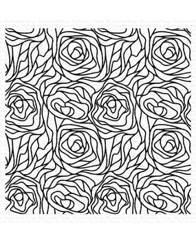 My Favorite Things Abstract Roses Background Rubber Stamp (BG-145) (OUTLET)