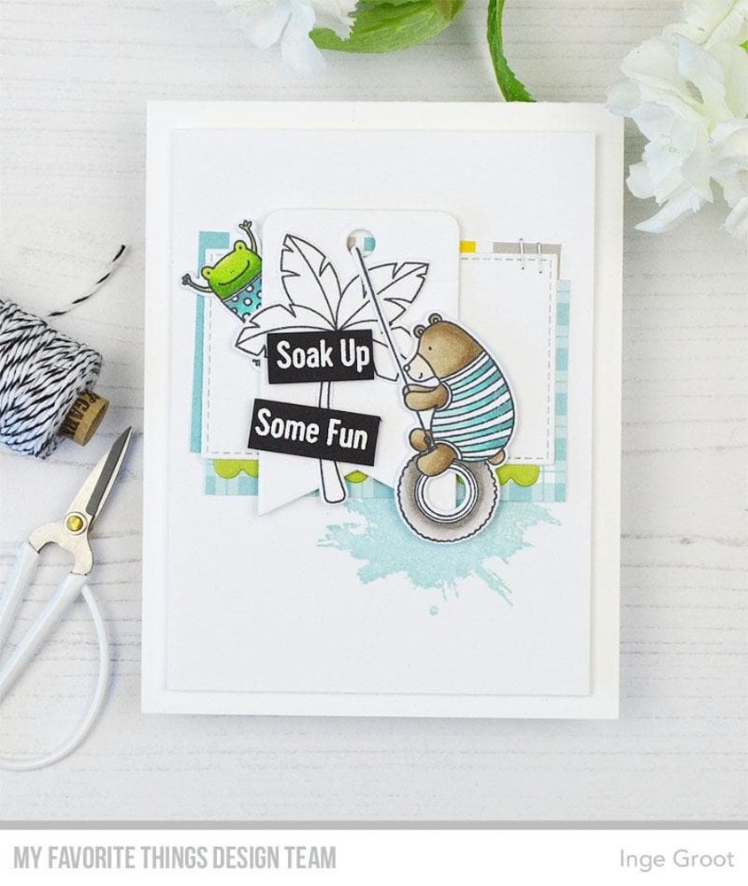 My Favorite Things Swimming Hole Friends Clear Stamps (CS-574) (OUTLET)