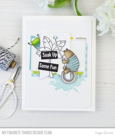 My Favorite Things Swimming Hole Friends Clear Stamps (CS-574) (OUTLET)