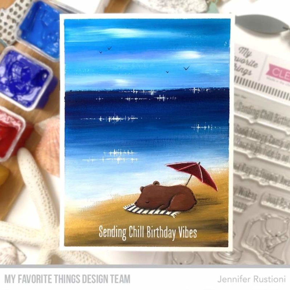 My Favorite Things Beach Bear Clear Stamps (CS-577) (OUTLET) My Favorite Things Beach Bear Clear Stamps (CS-577) (OUTLET)