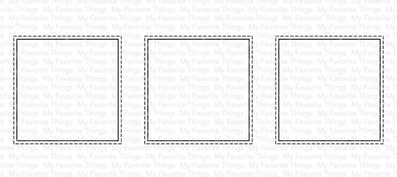 My Favorite Things Slimline Stitched Square Trio Die-namics (MFT-2016) (OUTLET)