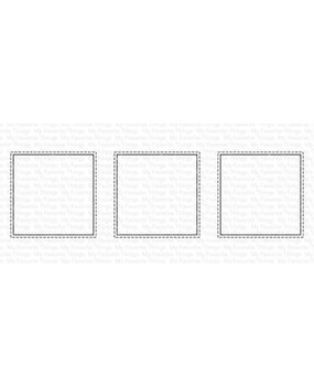 My Favorite Things Slimline Stitched Square Trio Die-namics (MFT-2016) (OUTLET)