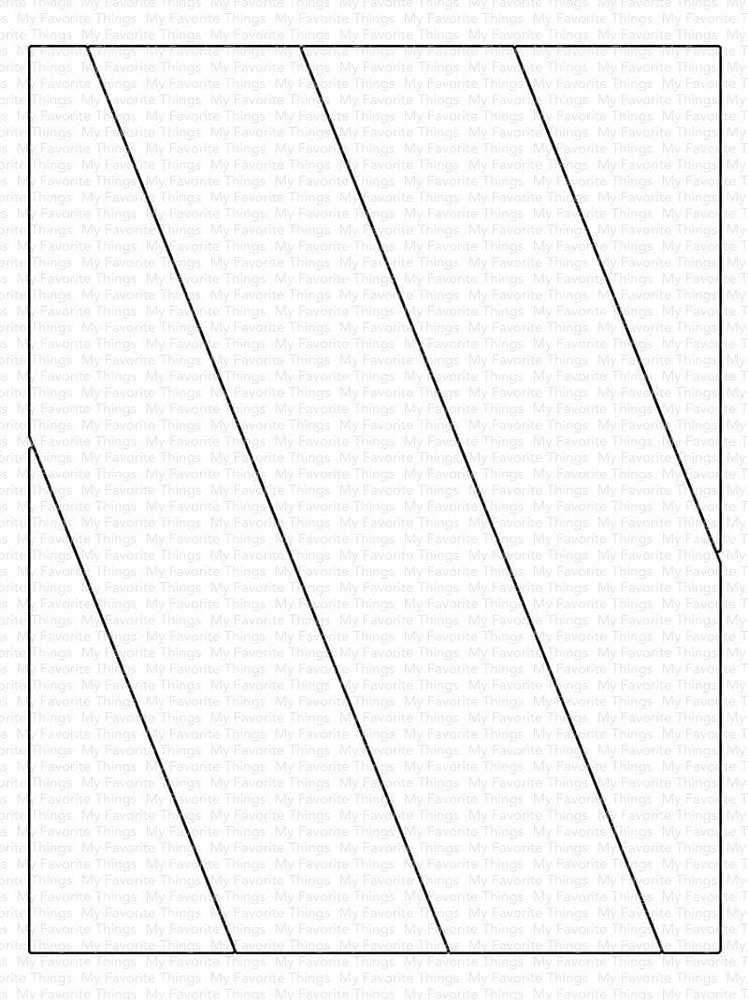 My Favorite Things Slanted Stripes Cover-Up Die-namics (MFT-2014) (OUTLET)