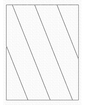 My Favorite Things Slanted Stripes Cover-Up Die-namics (MFT-2014) (OUTLET)