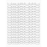 My Favorite Things Scallop Stripe Clear Stamps (SY-33) (OUTLET)