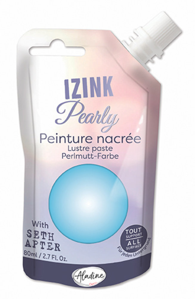 Aladine Izink Pearly Winter Sky Lustre Paste (80ml) (82060) (OUTLET) Aladine Izink Pearly Winter Sky Lustre Paste (80ml) (82060) (OUTLET)