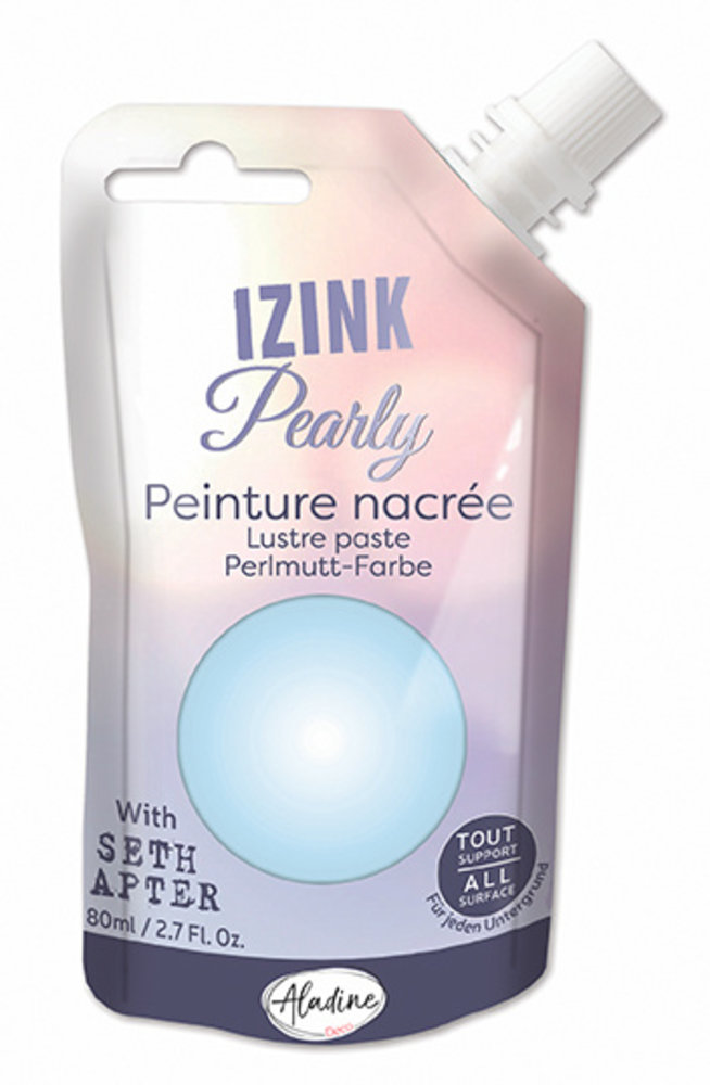 Aladine Izink Pearly Seafoam Lustre Paste (80ml) (82062) (OUTLET) Aladine Izink Pearly Seafoam Lustre Paste (80ml) (82062) (OUTLET)