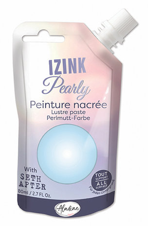 Aladine Izink Pearly Seafoam Lustre Paste (80ml) (82062) (OUTLET) Aladine Izink Pearly Seafoam Lustre Paste (80ml) (82062) (OUTLET)