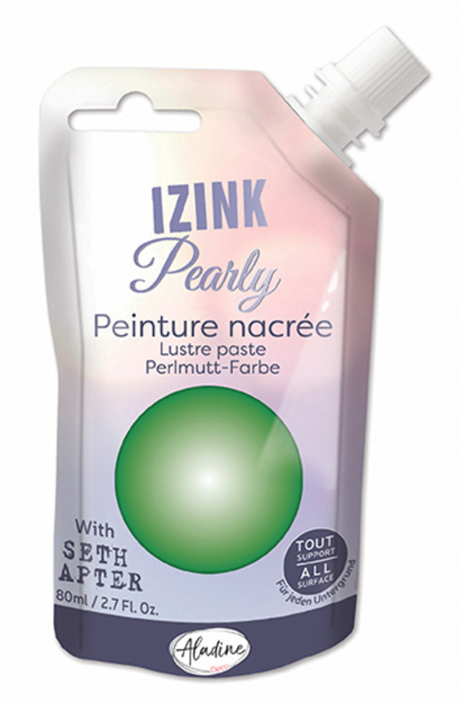 Aladine Izink Pearly Jade Lustre Paste (80ml) (82063) (OUTLET) Aladine Izink Pearly Jade Lustre Paste (80ml) (82063) (OUTLET)