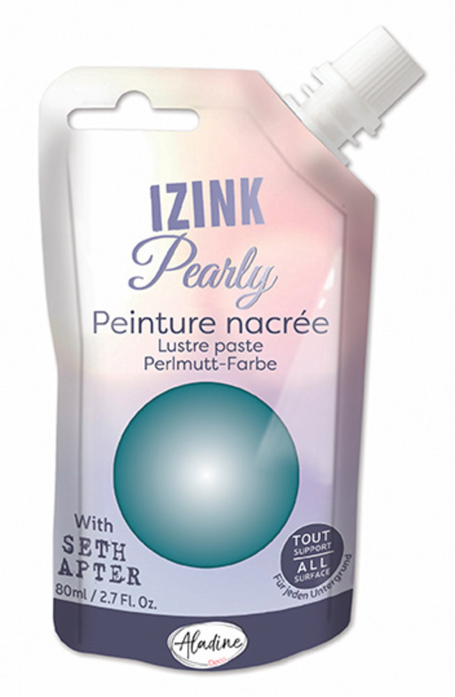 Aladine Izink Pearly Ocean Lustre Paste (80ml) (82064) (OUTLET) Aladine Izink Pearly Ocean Lustre Paste (80ml) (82064) (OUTLET)
